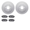 Dynamic Friction Co 4502-59097, Geospec Rotors with 5000 Advanced Brake Pads, Silver 4502-59097